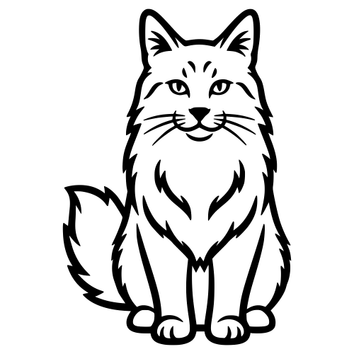 Norwegian Forest Cat - Digital File - XCS Friendly Digital My Custom Designs PDF