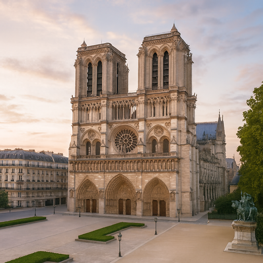 Notre-Dame Cathedral - Paris France - Europe - Rendered - Digital File Digital My Custom Designs PDF