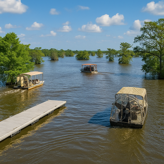 Atchafalaya Basin Landing and Swamp Tours - Louisiana United States - Rendered - Digital File Digital My Custom Designs PDF