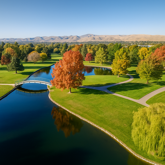 Ann Morrison Park - Boise River Greenbelt - Idaho United States - Rendered - Digital File Digital My Custom Designs PDF