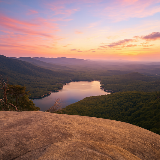 Table Rock State Park - South Carolina United States - Rendered - Digital File Digital My Custom Designs PDF