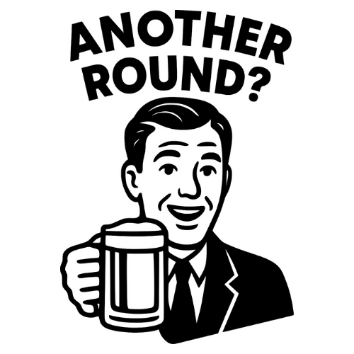 Another Round Text - Digital File - XCS Friendly Tumbler My Custom Designs PNG