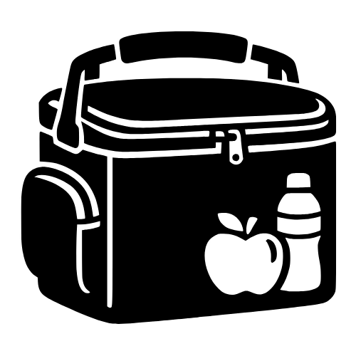 Lunch Cooler Silhouette - Vector Graphics - Digital File
