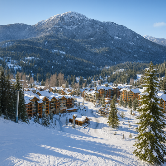 Whistler Creekside Village - British Columbia Canada - Rendered - Digital File Digital My Custom Designs PDF