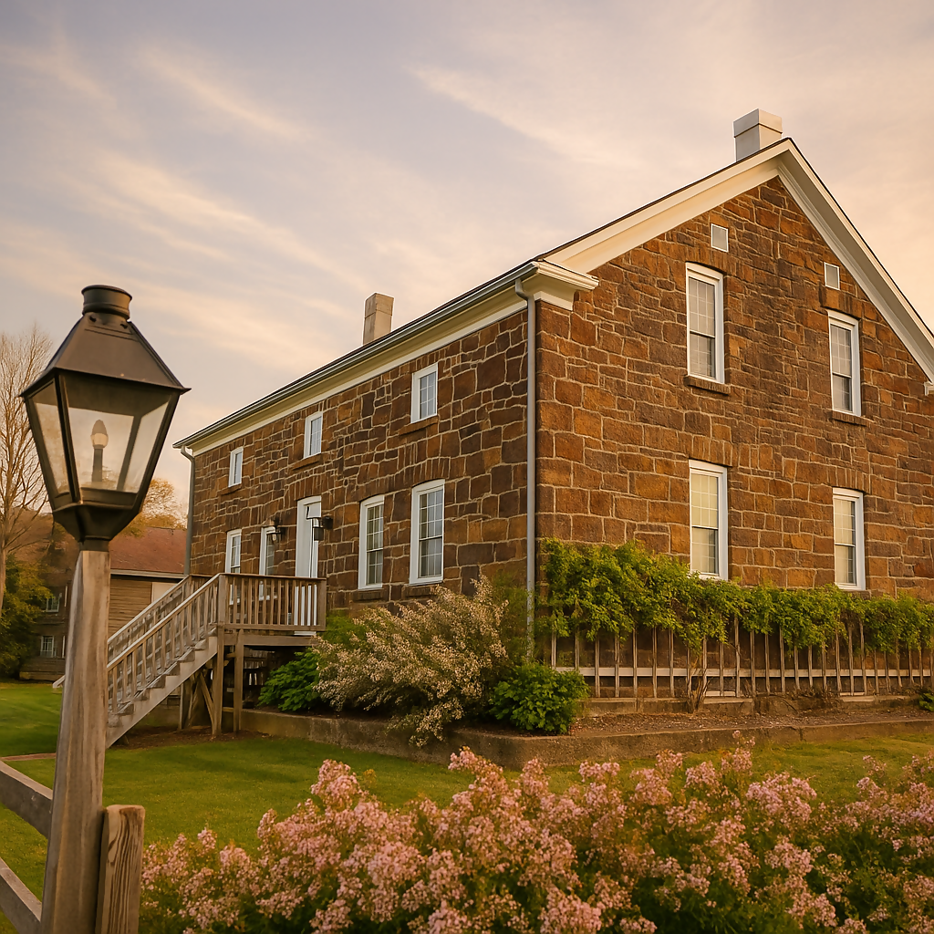 Guest House Motel - Amana Colonies - Iowa United States - Rendered - Digital File Digital My Custom Designs PDF