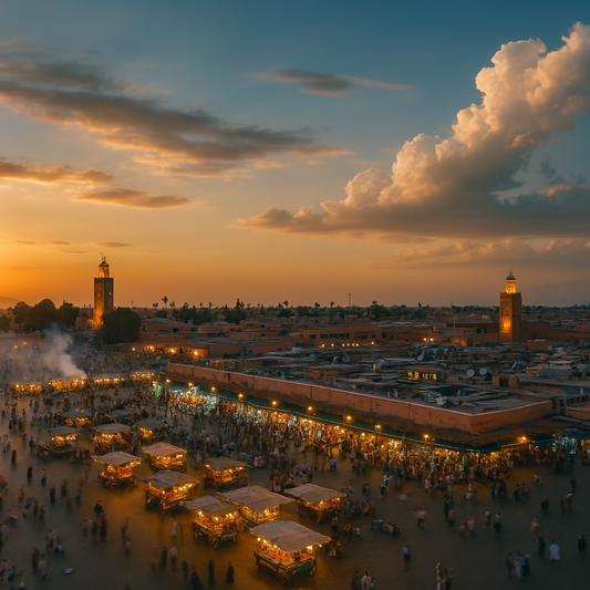 Jemaa el-Fnaa - Marrakech Morocco - Africa - Rendered - Digital File Digital My Custom Designs PDF
