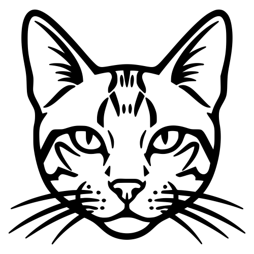 Ocicat Face - Digital File - XCS Friendly Digital My Custom Designs PDF