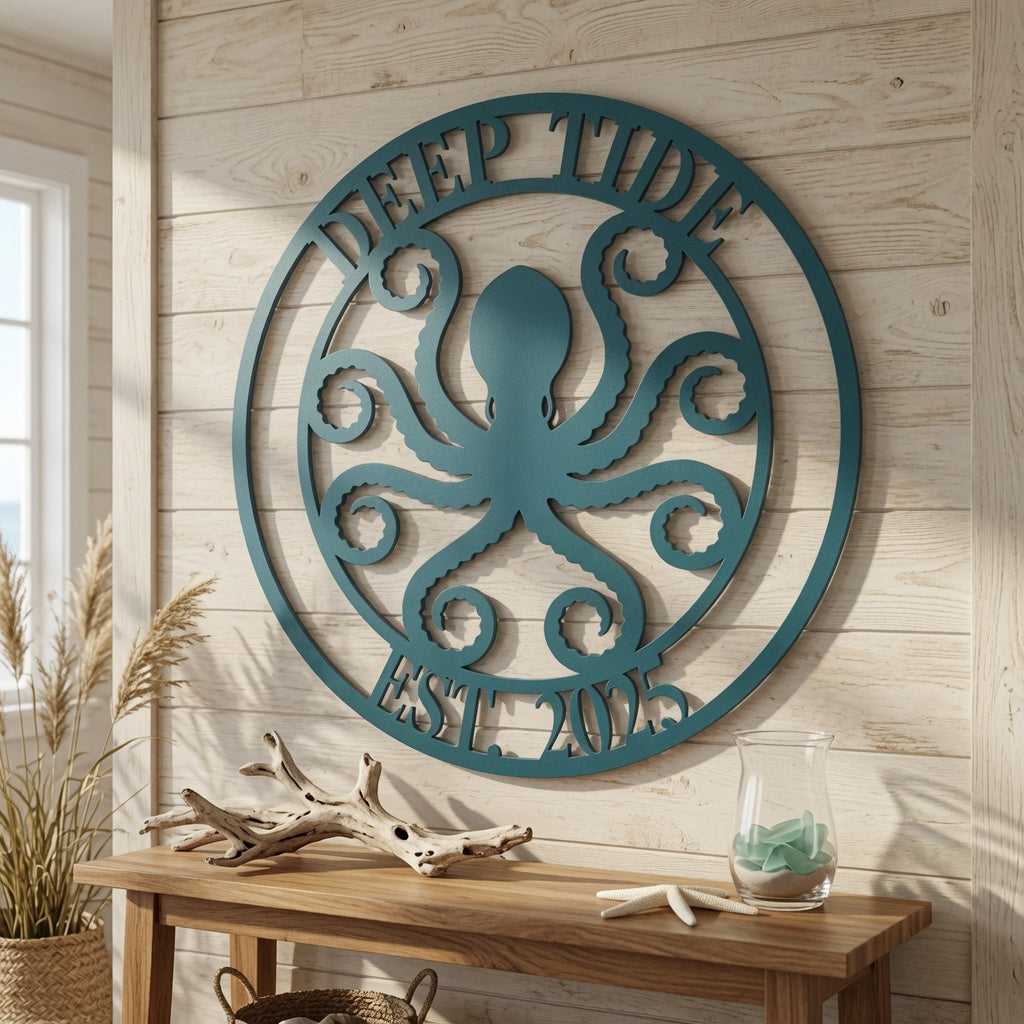 Octopus Hydra - Custom Wall / Home Decor - Digital File - ZIP File - Digital
