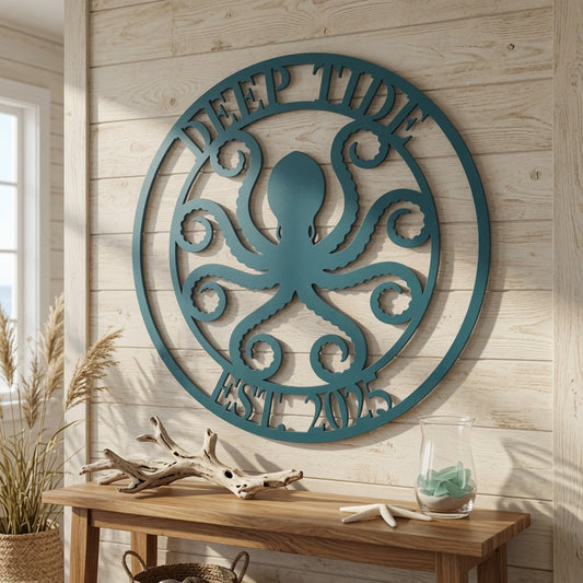 Octopus Hydra - Custom Wall / Home Decor - Digital File - ZIP File - Digital