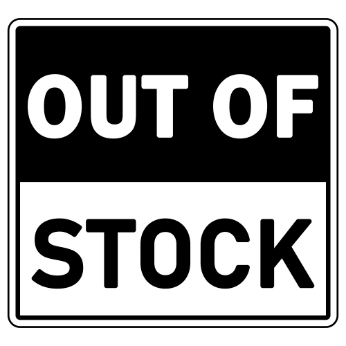 Out of Stock Sign - Digital File - XCS Friendly