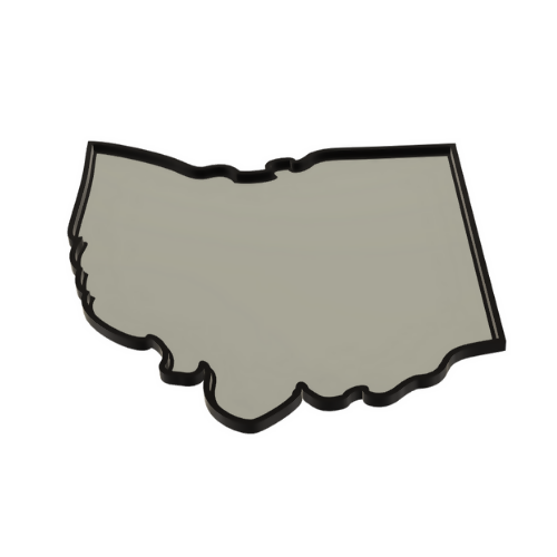 Ohio Wall Lightbox - United States - 3D Print File - Digital File Digital My Custom Designs
