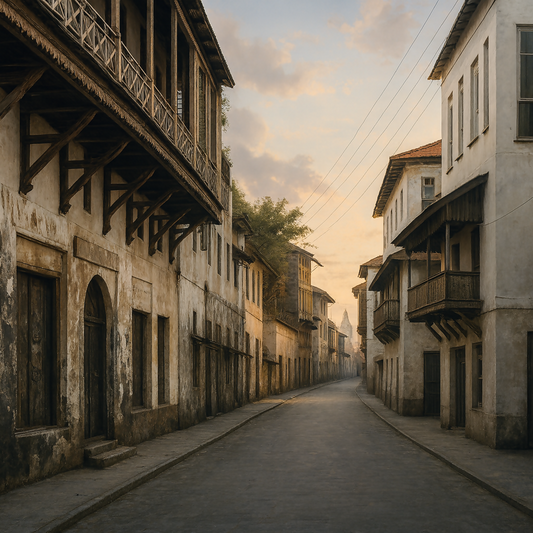 Old Town - Mombasa Kenya - Africa - Rendered - Digital File Digital My Custom Designs PDF