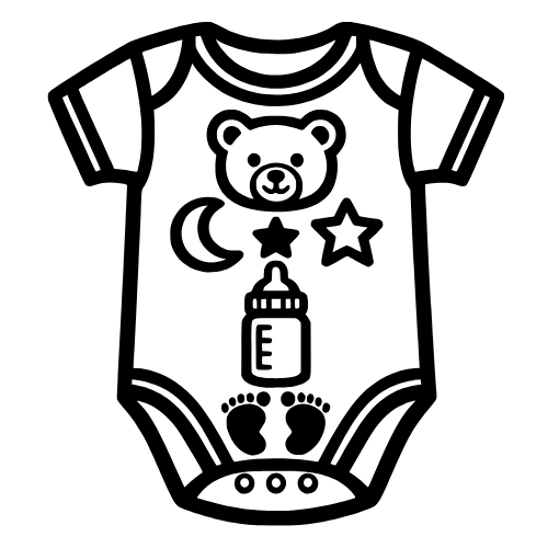 Onesie Design - Digital File - XCS Friendly Digital My Custom Designs PDF