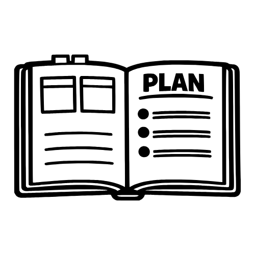 Planner Sketch - Vector Graphics - Digital File Digital My Custom Designs PDF
