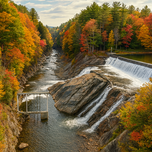 Ottauquechee River - Vermont United States - Rendered - Digital File Digital My Custom Designs PDF