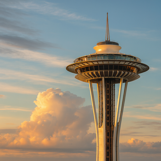 Space Needle - Washington United States - Rendered - Digital File Digital My Custom Designs PDF