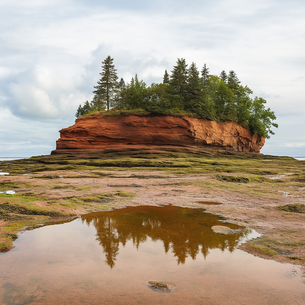 Burntcoat Head Park - Bay of Fundy - Nova Scotia Canada - Rendered - Digital File Digital My Custom Designs PDF