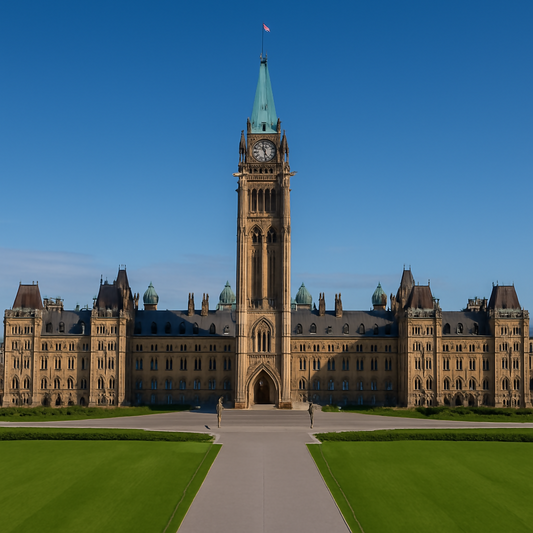 Parliament of Canada's Centre Block - Parliament Hill - Ontario Canada - Rendered - Digital File Digital My Custom Designs PDF