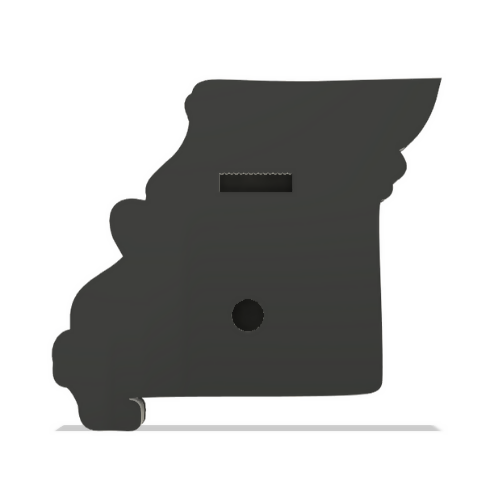 Missouri Wall Lightbox - United States - 3D Print File - Digital File Digital My Custom Designs