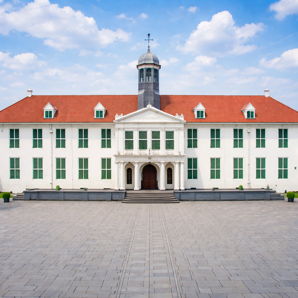 Fatahillah Museum - Jakarta Indonesia - Asia - Rendered - Digital File Digital My Custom Designs PDF