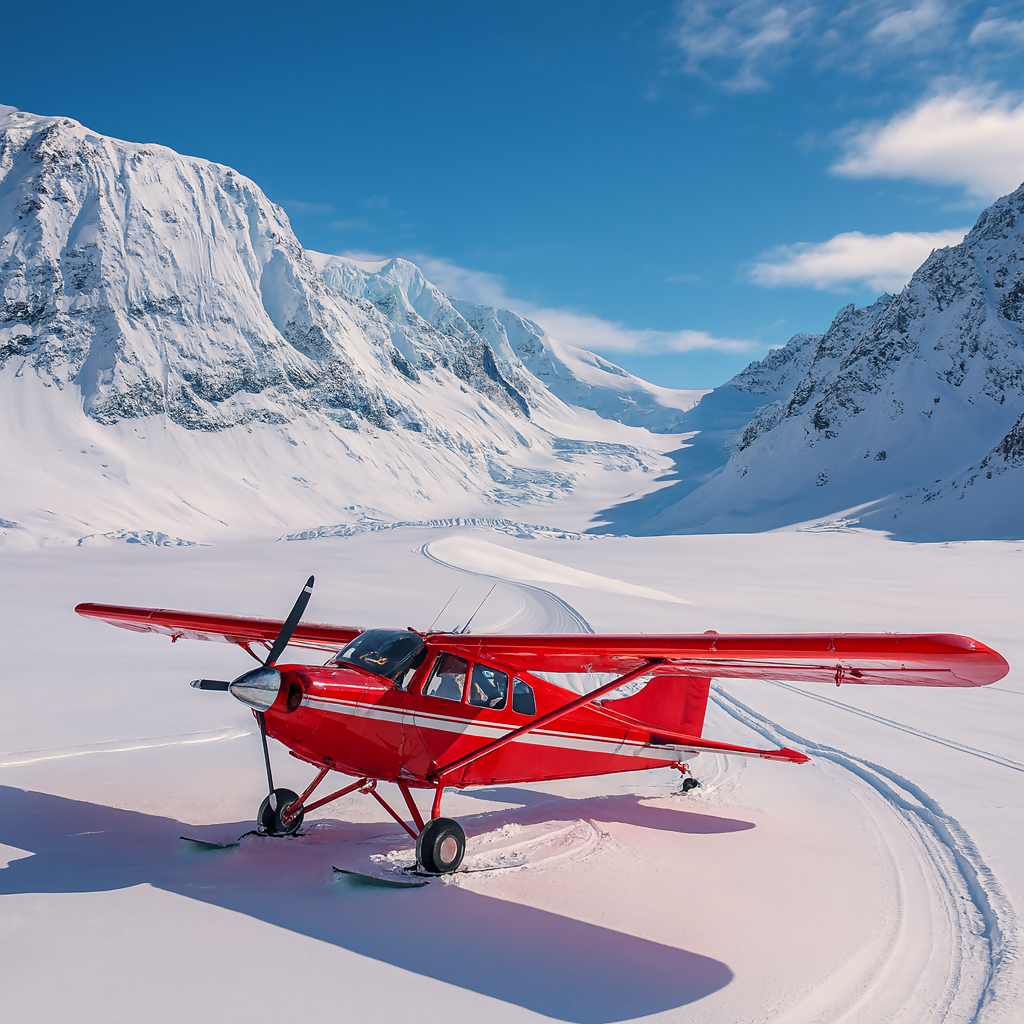 Talkeetna (Flightseeing) - Alaska United States - Rendered - Digital File Digital My Custom Designs PDF