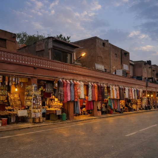 Bapu Bazaar - Jaipur India - Asia - Rendered - Digital File Digital My Custom Designs PDF