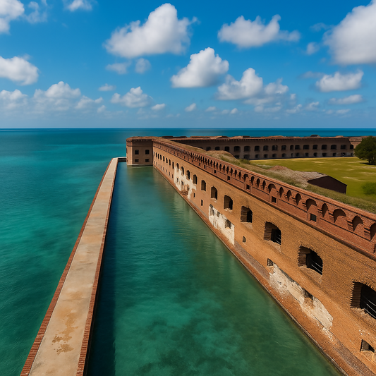 Fort Jefferson Walkway - Dry Tortugas National Park - Florida United States - Rendered - Digital File Digital My Custom Designs PDF