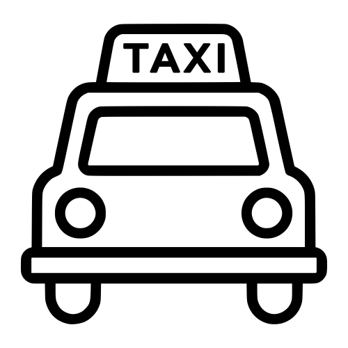 Taxi Cab Icon - Digital File - XCS Friendly Digital My Custom Designs PDF