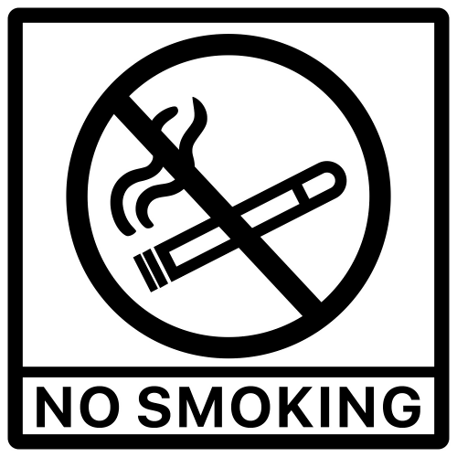 No Smoking Sign - Digital File - XCS Friendly Digital My Custom Designs PDF