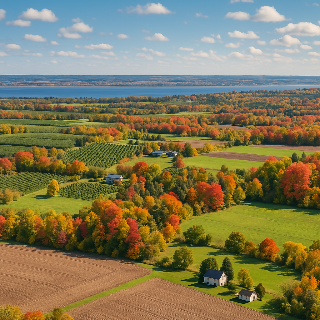 Annapolis Valley - Nova Scotia Canada - Rendered - Digital File Digital My Custom Designs PDF