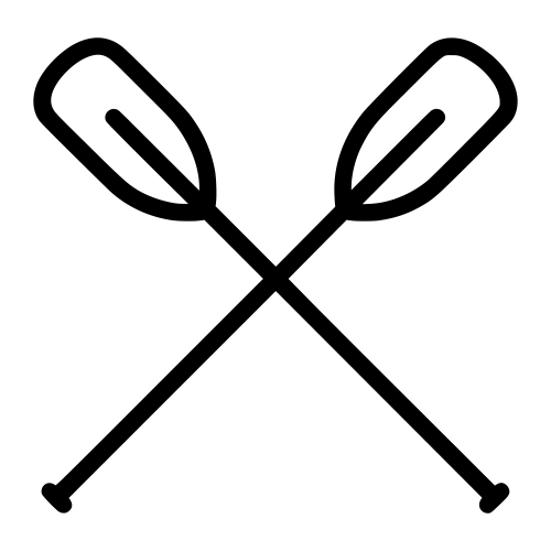 Paddle or Oar Crossed - Digital File - XCS Friendly Digital My Custom Designs PDF