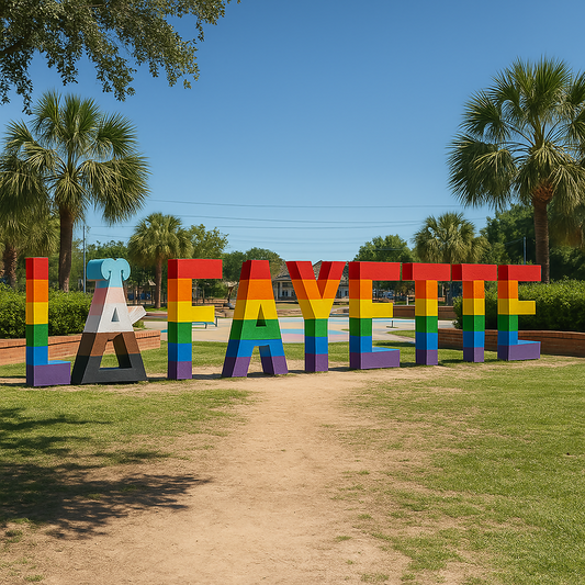 Parc Sans Souci - Lafayette Cajun Country - Louisiana United States - Rendered - Digital File Digital My Custom Designs PDF
