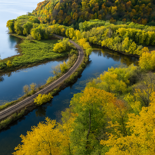Effigy Mounds National Monument - Iowa United States - Rendered - Digital File Digital My Custom Designs PDF