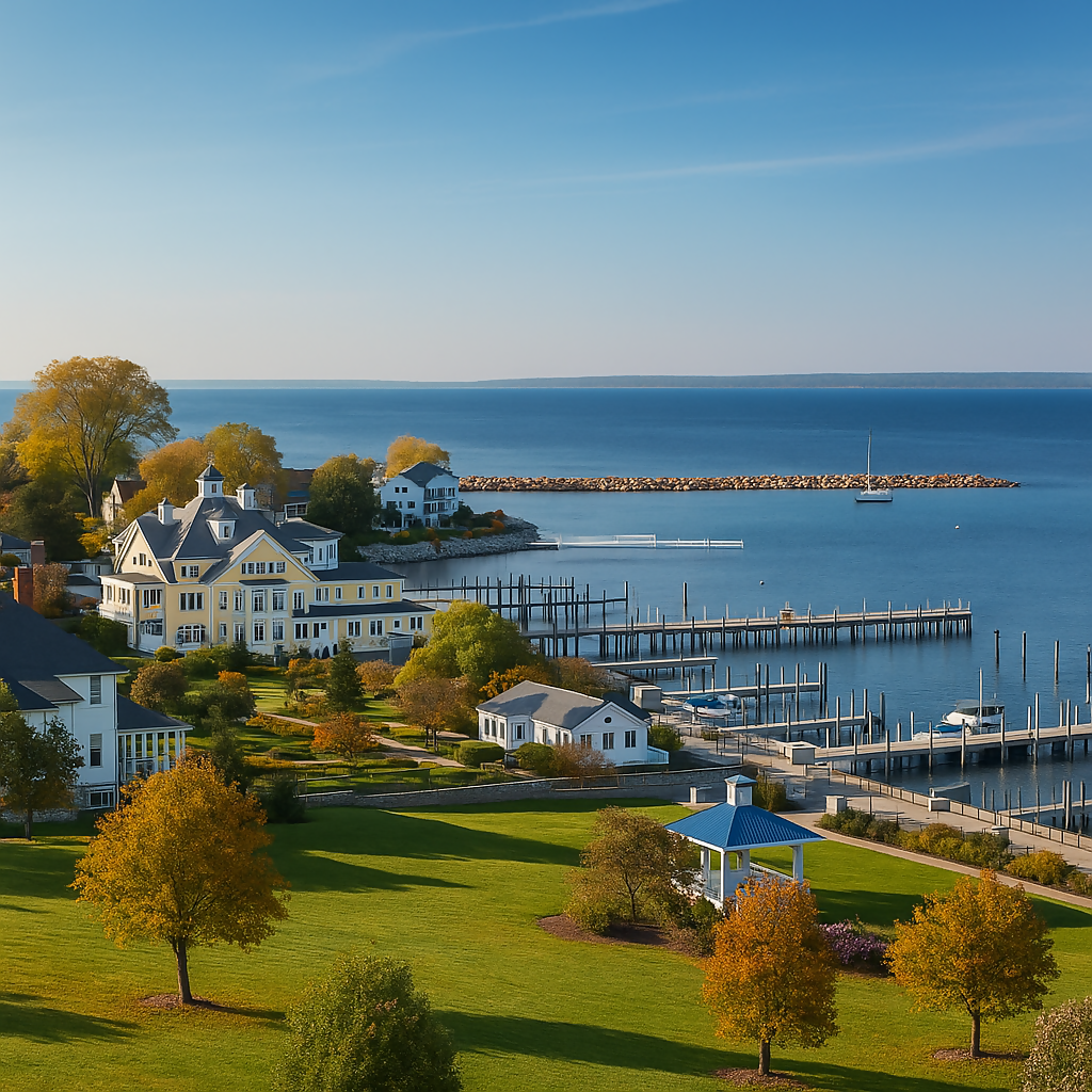 Mission Point Resort - Mackinac Island - Michigan United States - Rendered - Digital File Digital My Custom Designs PDF
