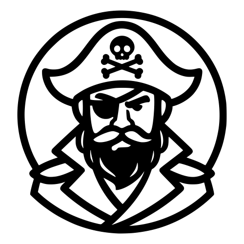 Pirate Captain - Digital File - XCS Friendly Digital My Custom Designs PDF