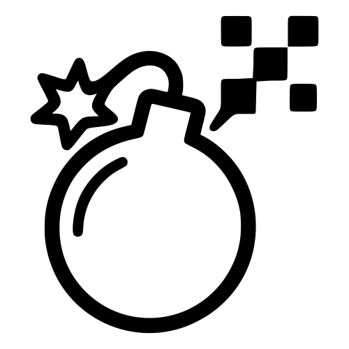 Pixel Bomb - Digital File - XCS Friendly Digital My Custom Designs PDF