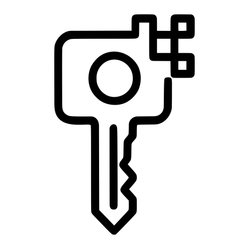 Pixel Key - Digital File - XCS Friendly Digital My Custom Designs PDF