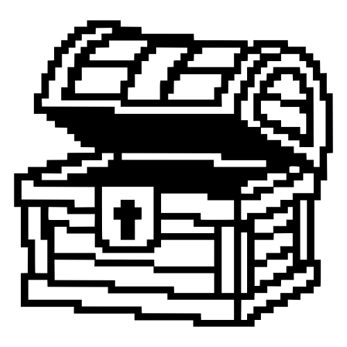 Pixel Treasure Chest - Digital File - XCS Friendly Digital My Custom Designs PDF