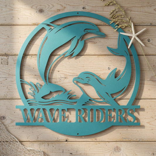 Playful Dolphins - Custom Wall / Home Decor - Digital File - ZIP File - Digital