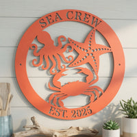 Playful Sea Life - Custom Wall / Home Decor - Digital File - ZIP File - Digital
