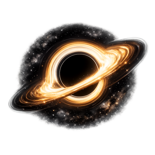 Pop Culture & Fandom - Black Hole - T Shirt Design - Digital File Digital My Custom Designs 300 DPI PNG