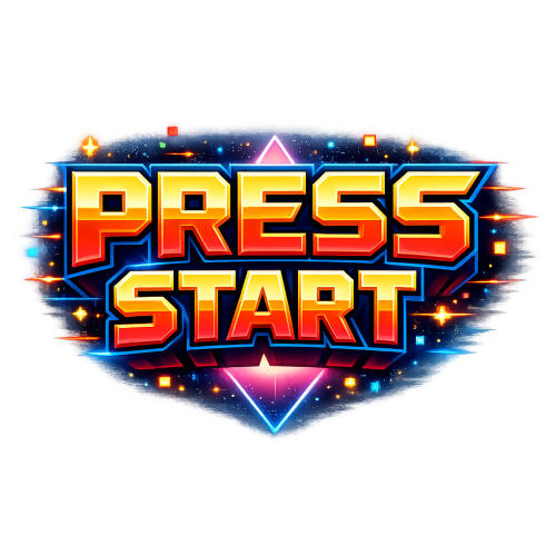 Pop Culture & Fandom - Press Start - T Shirt Design - Digital File Digital My Custom Designs 300 DPI PNG