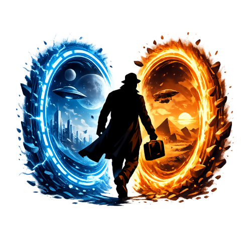Pop Culture & Fandom - Time Traveler - T Shirt Design - Digital File Digital My Custom Designs 300 DPI PNG