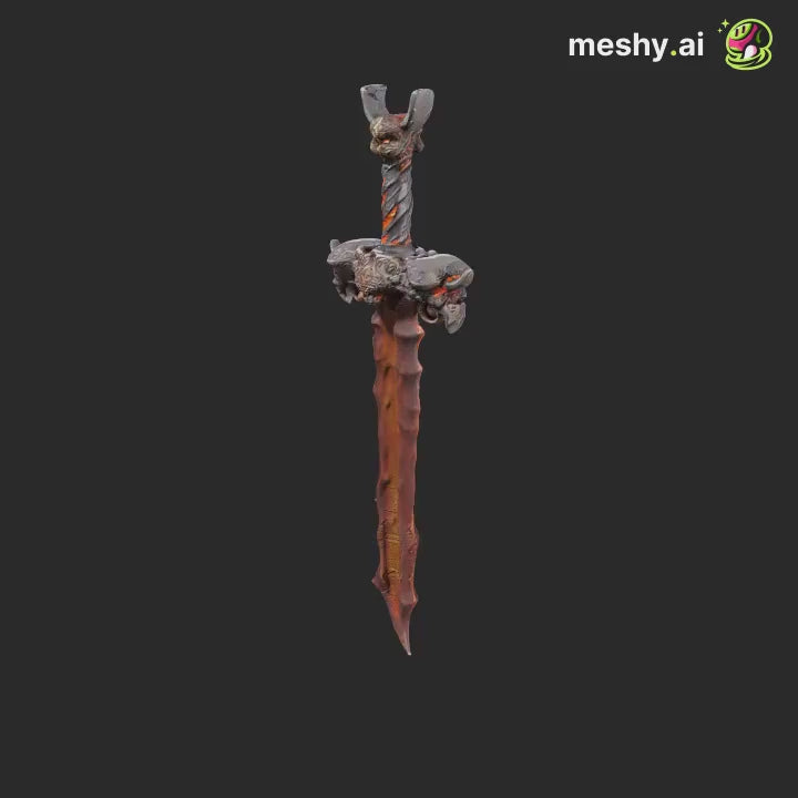 3D Print Ready - Hellfire Sword Tumbler My Custom Designs