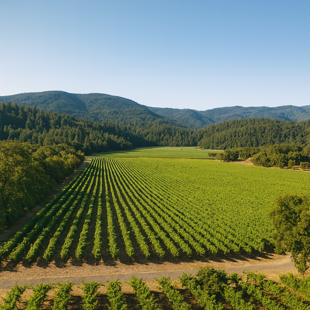 Freemark Abbey Winery - Napa Valley - California United States - Rendered - Digital File Digital My Custom Designs PDF