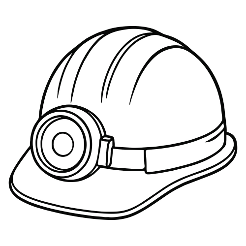 Construction Helmet With Light - Digital File - XCS Friendly Digital My Custom Designs PDF