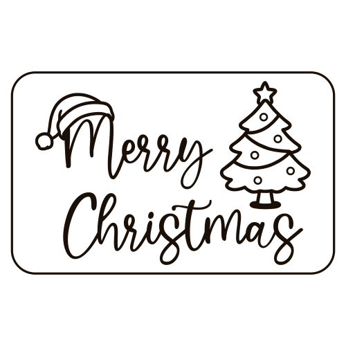 Merry Christmas Sign - Digital File - XCS Friendly Digital My Custom Designs PDF