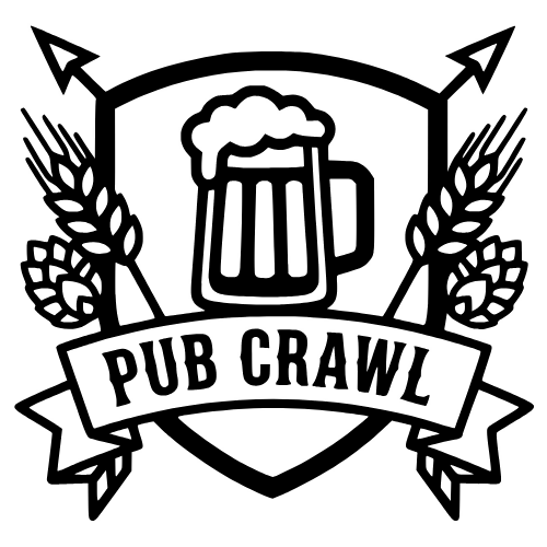 Pub Crawl Badge - Digital File - XCS Friendly Digital My Custom Designs PDF