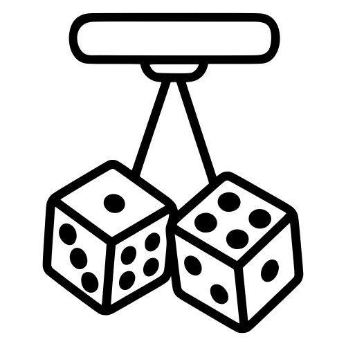Dashboard Dice Hanging - Digital File - XCS Friendly Digital My Custom Designs PDF