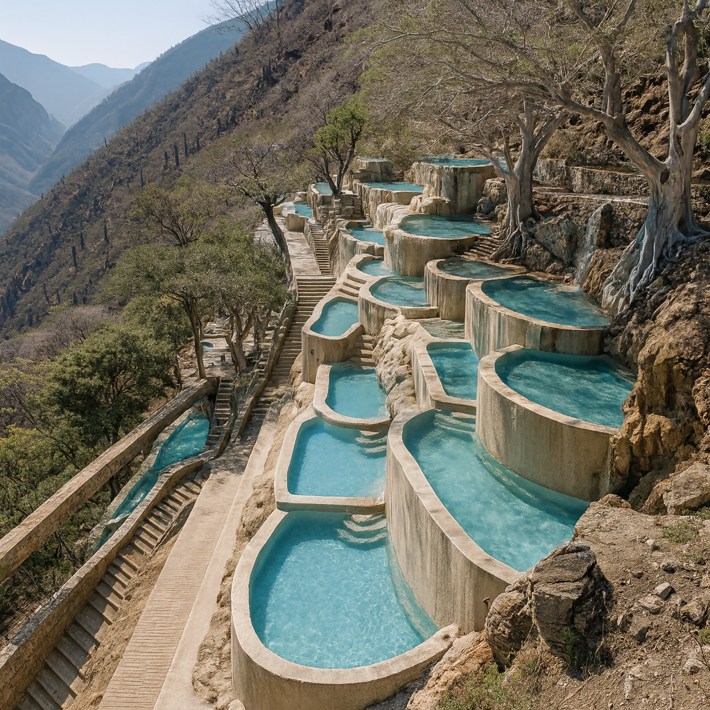 Tolantongo Caves (Grutas de Tolantongo) - Hidalgo Mexico - Rendered - Digital File Digital My Custom Designs PDF